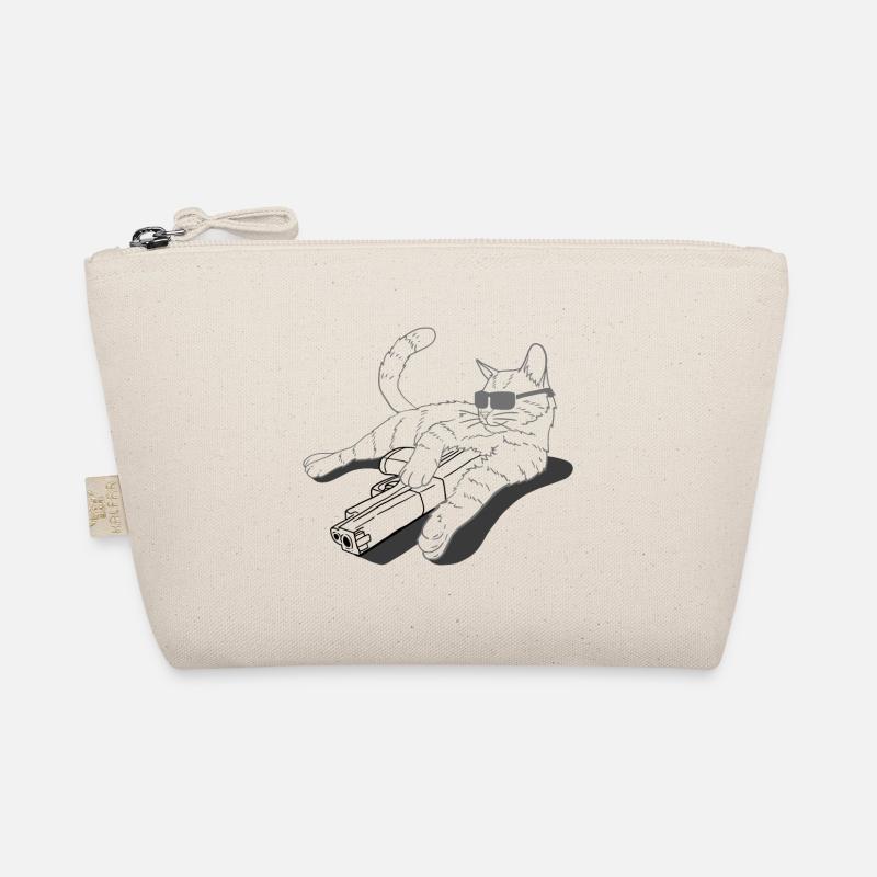 Chat cool avec des lunettes de soleil Trousse biologique