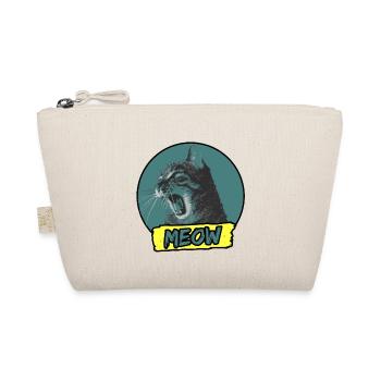 MEOW Katze Cat - Organic Pouch - nature - Front