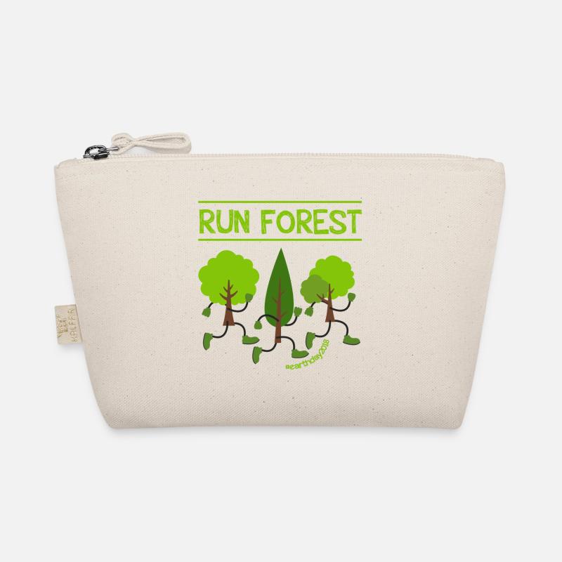 Run Forest Run Earth Day 2018 Shirt - Gift Organic Pouch