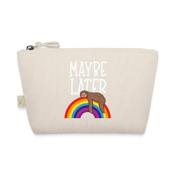 Peut-être plus tard arc-en-paresseux paresseux hommes femmes enfants cadeau - Trousse biologique - nature - Devant