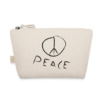 peace exit-shirt - Bio-Täschchen - Natur - Vorne