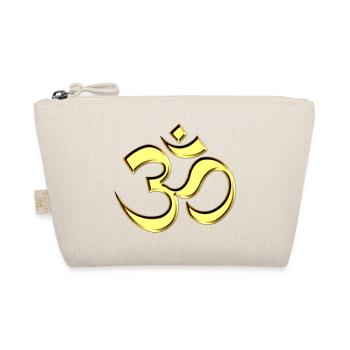 OM Mantra, AUM Symbol, Yoga, Buddhismus - Bio-Täschchen - Natur - Vorne