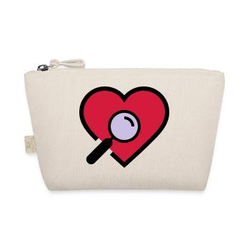 Heart examination magnifying glass - Organic Pouch - nature - Front