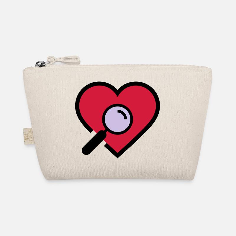 Heart examination magnifying glass Organic Pouch