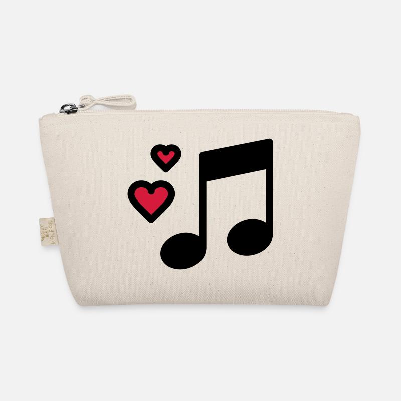 Romantische Musik Note Bio-Täschchen