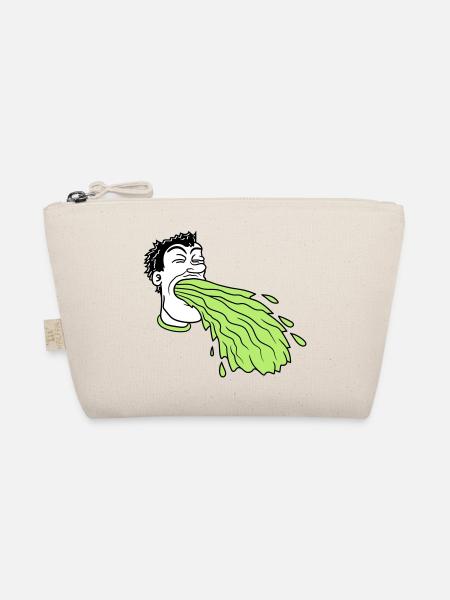 vomit vomit sick sick vomit ek - Organic Pouch - nature - Front
