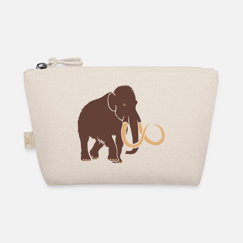 mammoth elephant stone age cave hunter outdoor Organic Pouch