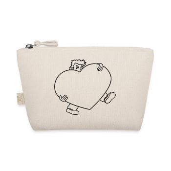 amour coeur en amour cadeau grand énorme porter s - Trousse biologique - nature - Devant