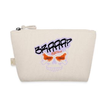 Braaap BIG Skull - Bio-Täschchen - Natur - Vorne