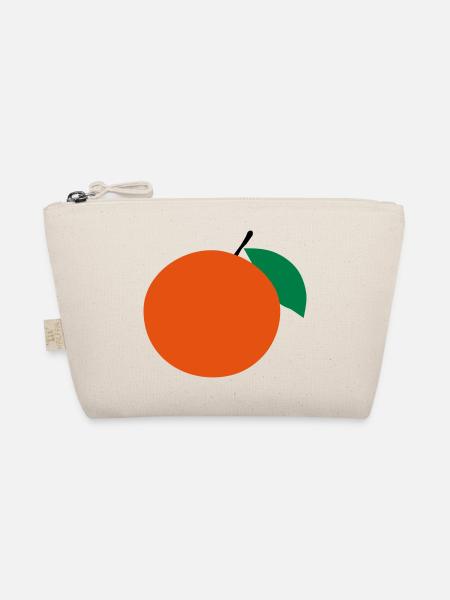 orange - Bio-Täschchen - Natur - Vorne