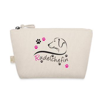 Pack boss with pink paws - Organic Pouch - nature - Front