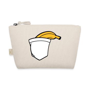 banana fruit funny healthy eating hunger delicious - Organic Pouch - nature - Front
