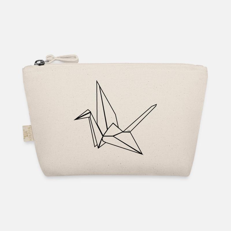Origami crane Organic Pouch