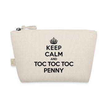 Keep calm and toc toc toc Penny (Big Bang Theory) - Organic Pouch - nature - Front