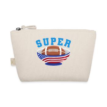 American Football Final Champions Team Fan Funny - Organic Pouch - nature - Front