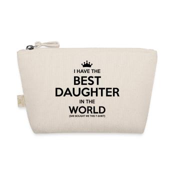 i have the best daughter in the world - Organic Pouch - nature - Front