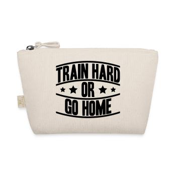 Train Hard Or Go Home Logo - Organic Pouch - nature - Front
