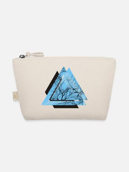 AD Triangle Black - Organic Pouch - nature - Front