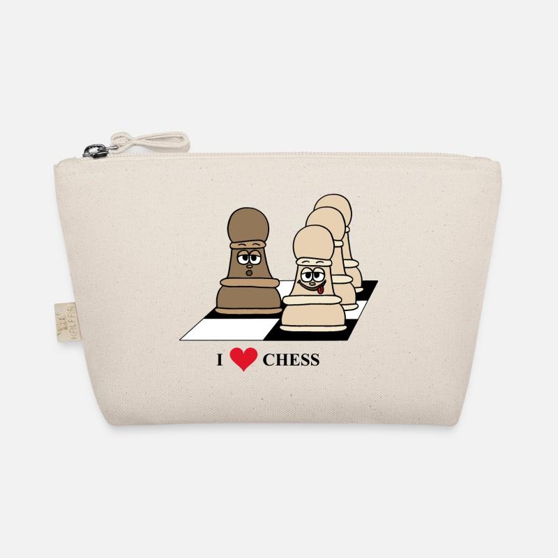 Schach, Bauer, Chess - Bio-Täschchen - Natur