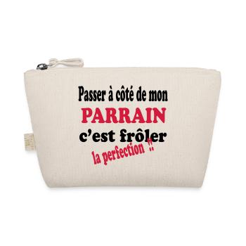 Mon parrain c'est la perfection !! 111 - Bio-Täschchen - Natur - Vorne