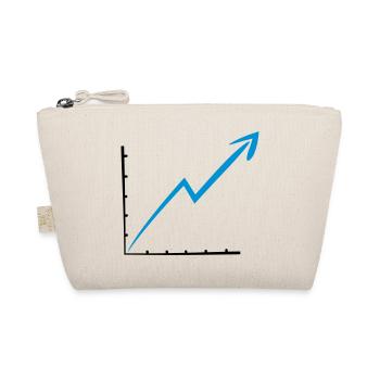 line arrow line upwards earnings ascending - Organic Pouch - nature - Front