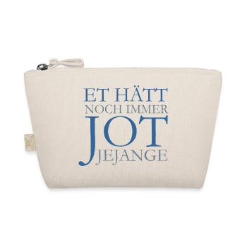 Et hätt noch immer jot jejange Köln Spruch (Blau) - Bio-Täschchen - Natur - Vorne