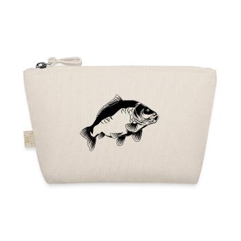 Fishing gear carp catching mirror carp image - Organic Pouch - nature - Front