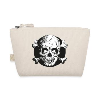 Totenkopf - Bio-Täschchen - Natur - Vorne