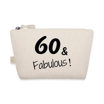 60 / geburtstag / Sport / birthday / sechzig - Bio-Täschchen - Natur - Vorne