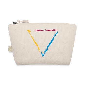 colorful triangle frame edging decorative cool des - Organic Pouch - nature - Front