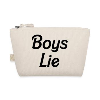 Boys lie - Organic Pouch - nature - Front