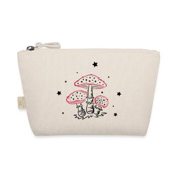 Fly agaric, fungi with stars, mushrooms - Organic Pouch - nature - Front