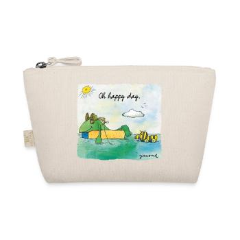Janosch Guenter Box Frog And Tiger Duck Happy Day - Organic Pouch - nature - Front