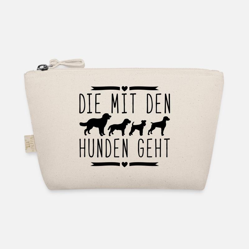die mit den hunden geht - Bio-Täschchen - Natur