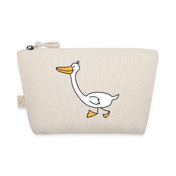 funny goose - Organic Pouch - nature - Front