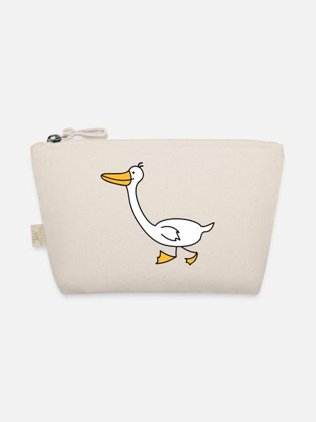 lustige Gans - Bio-Täschchen - Natur