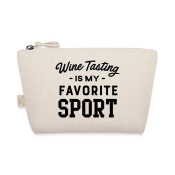 Wine Tasting Is My Favorite Sport - Organic Pouch - nature - Front