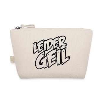 leider_geil - Bio-Täschchen - Natur - Vorne
