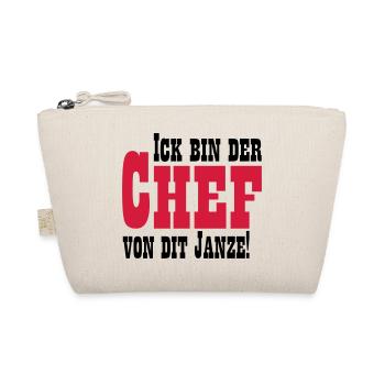 Chef von dit janze - Bio-Täschchen - Natur - Vorne