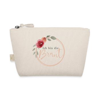 Je suis la mariée - fleurs vintage - Trousse biologique - nature - Devant