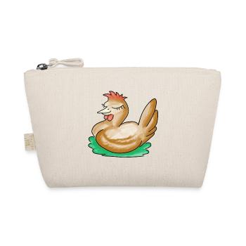 schlafendes Huhn - Bio-Täschchen - Natur - Vorne