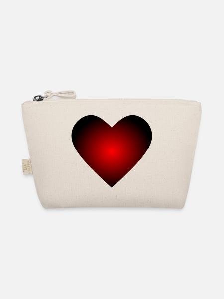 Valentinstag Geschenk Valentinstag - Bio-Täschchen - Natur