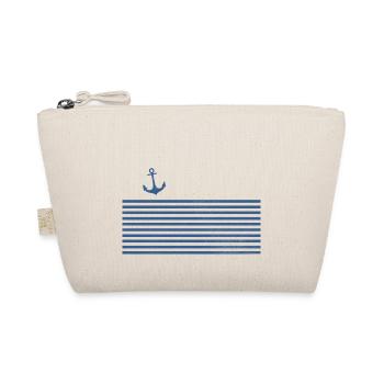Ancre bande de régate nautique pour bateau capitaine - Trousse biologique - nature - Devant