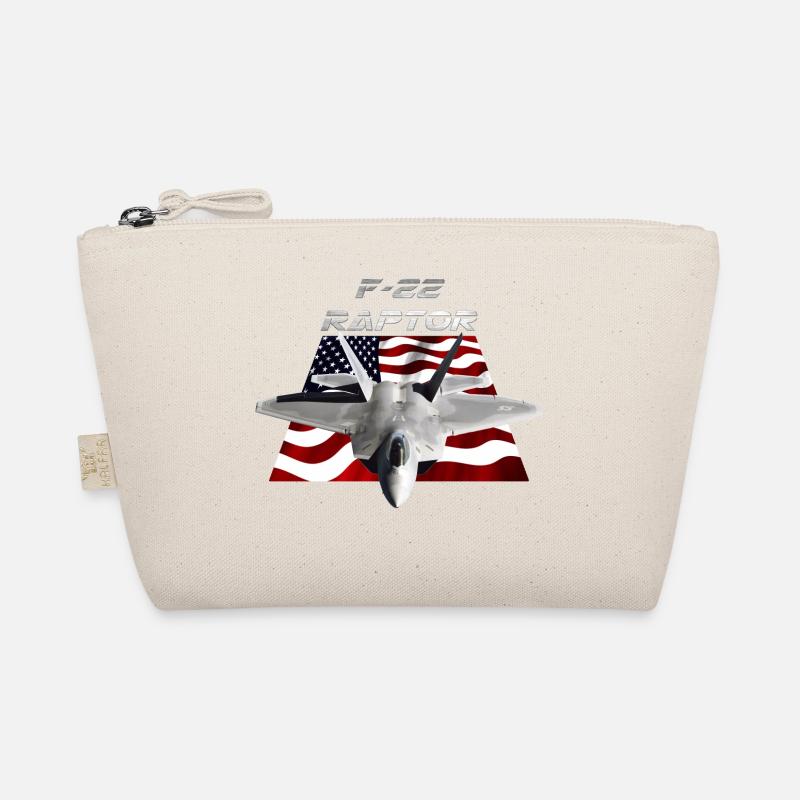 F-22 Raptor Jet Organic Pouch
