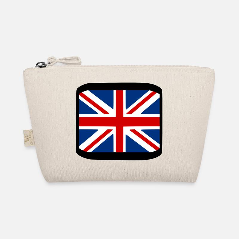 Union jack - Organic Pouch - nature