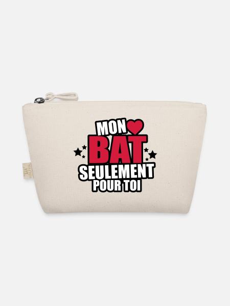 mon coeur bat seulement pour toi - Trousse biologique - nature - Devant