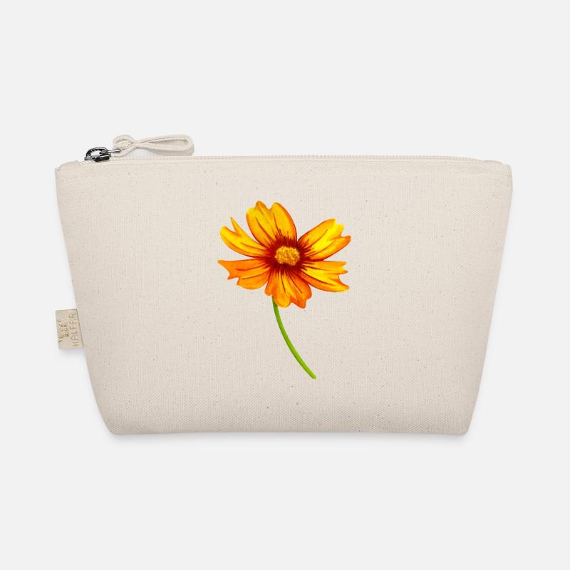 Blume - Bio-Täschchen - Natur