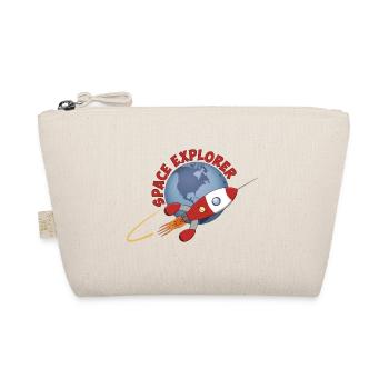 Space explorer, the rocket and earth. - Organic Pouch - nature - Front