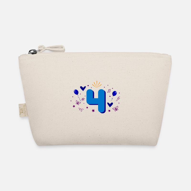 4. Geburtstag Junge Bio-Täschchen