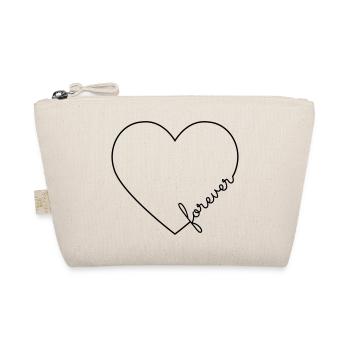 Cadre de ligne de coeur pour toujours - Trousse biologique - nature - Devant